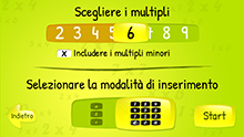 sCool Math - Start Screen